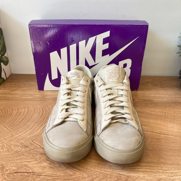 Nike SB Zoom Blazer Low x FPAR Khaki Rattan Sneakers Women's Size US 9 - Picture 6 of 7